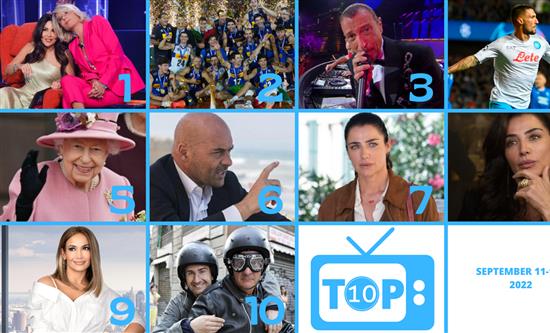 TOP TEN in Italy | Sep 11-17, 2022